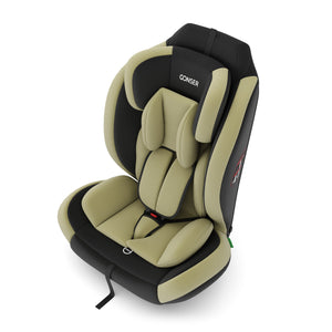 Kindersitz Auto olive