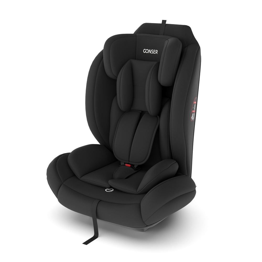 black child car seat