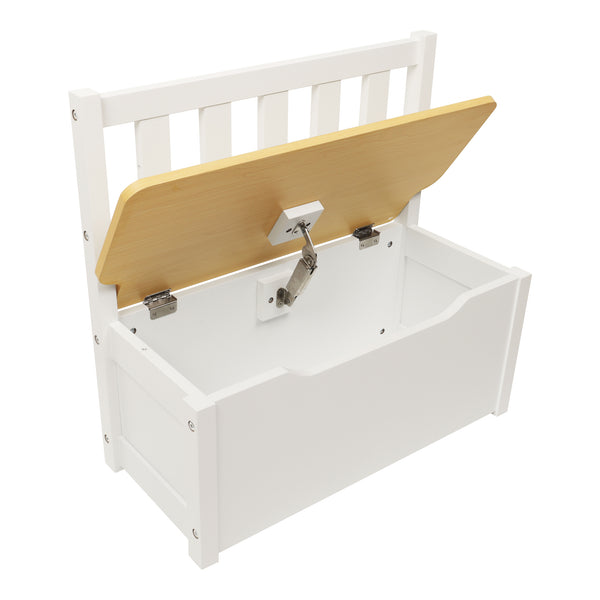 Kindertischset Lousame Kiefernholz Natur Weiss