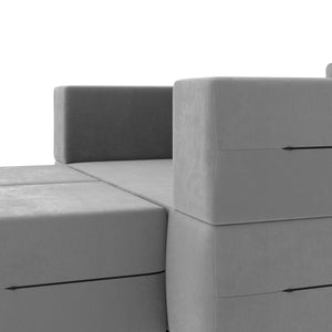 Kindersofa Spielsofa BARNY grau