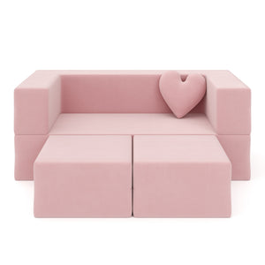 Kindersofa Spielsofa BARNY rosa
