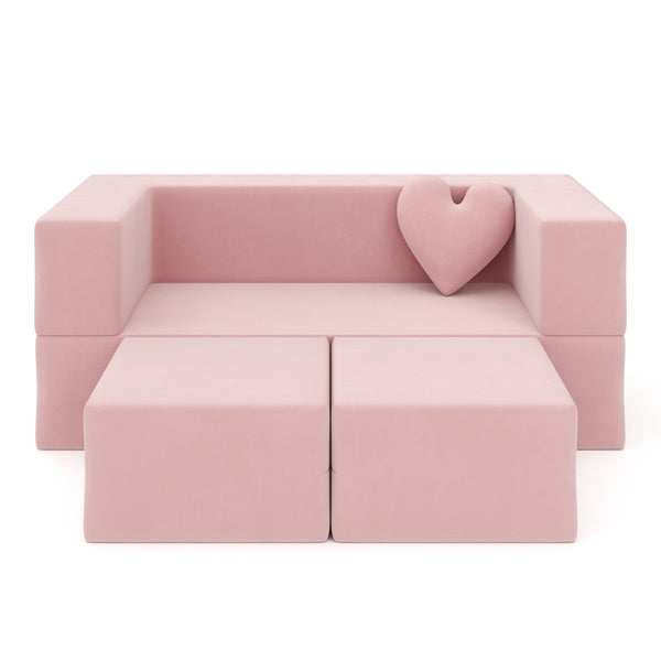 Kindersofa Spielsofa BARNY rosa
