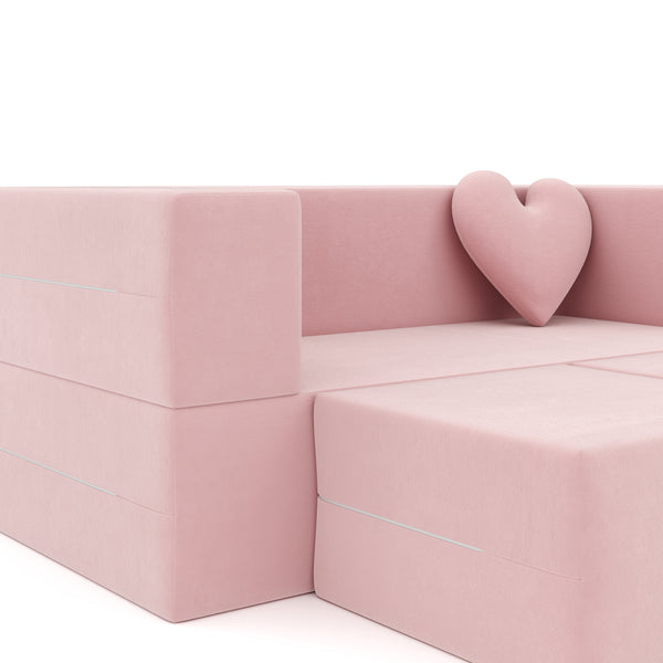 Kindersofa Spielsofa BARNY rosa