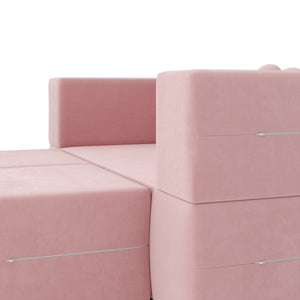 Kindersofa Spielsofa BARNY rosa