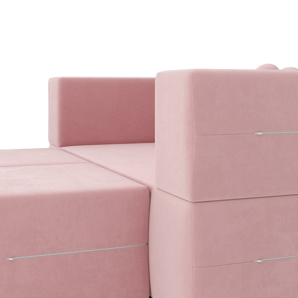 Kindersofa Spielsofa BARNY rosa