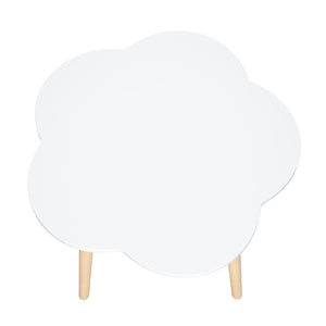 Kindertisch mit 2 Hocker DREAMYCLOUD weiss/natur