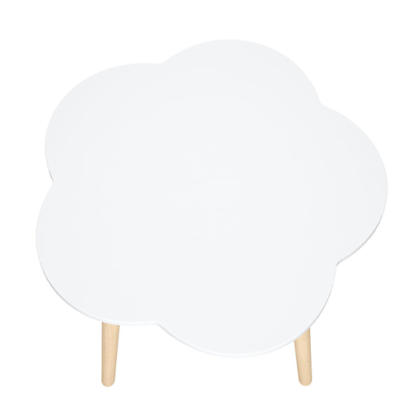 Kindertisch mit 2 Hocker DREAMYCLOUD weiss/natur