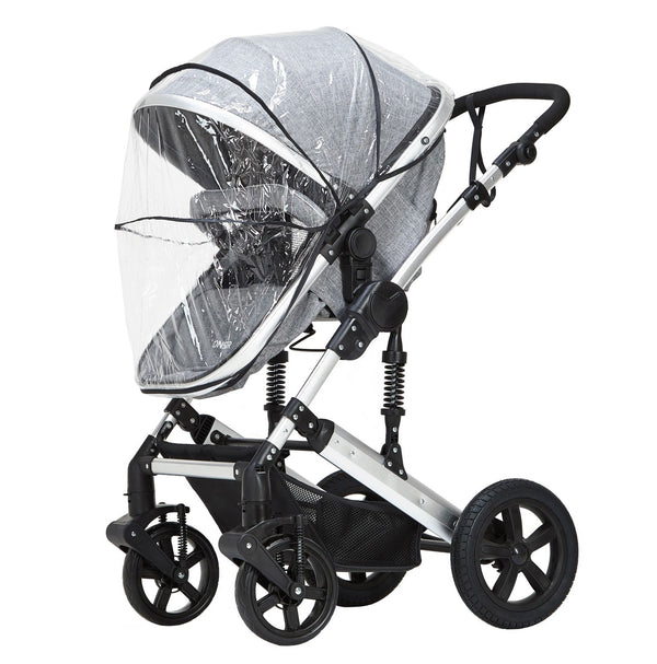 Poussette MOTION grise/argentée 