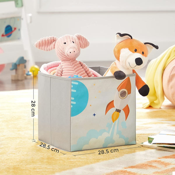 Scaffale portagiochi bianco per cameretta bambini TINO