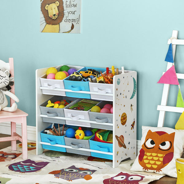Spielzeugregal Kinderzimmer LILO weiss