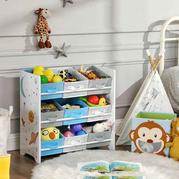 Spielzeugregal Kinderzimmer LILO weiss