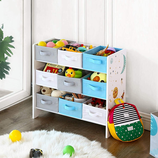 Spielzeugregal Kinderzimmer LILO weiss