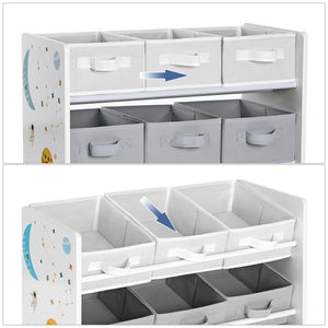 Spielzeugregal Kinderzimmer LILO weiss