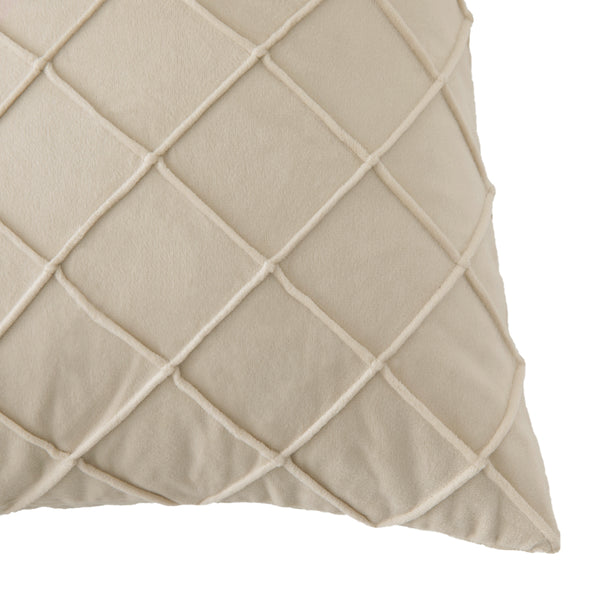 Kissen CARO beige 50 x 30 cm