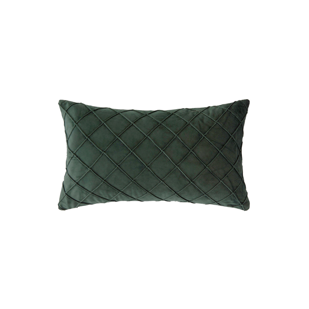 Cuscino CARO, verde scuro, 50 x 30 cm
