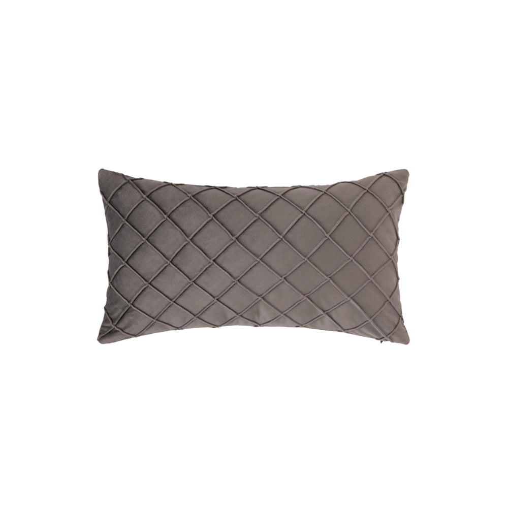 Cuscino CARO, grigio, 50 x 30 cm