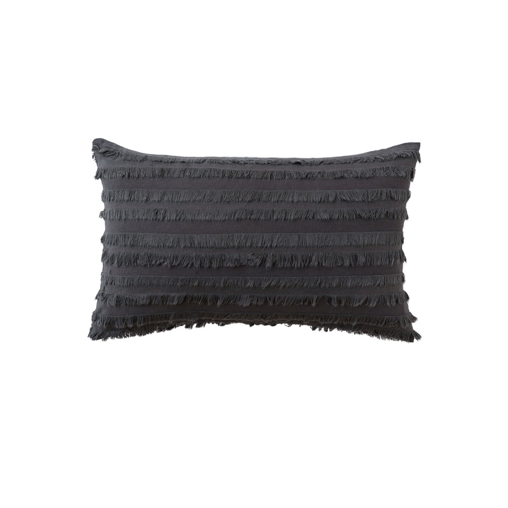 Cuscino EMILIO, antracite, 50 x 30 cm
