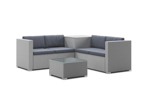 Kissenbezüge für Rattanlounge SAN MARINO anthrazit