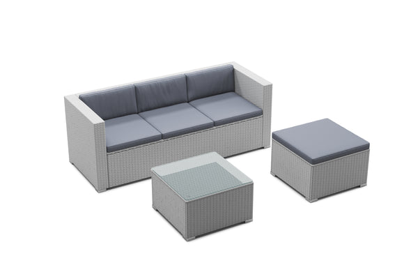 Kissenbezug für Rattanlounge NIZZA anthrazit