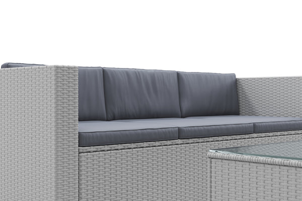 Kissenbezug für Rattanlounge NIZZA anthrazit