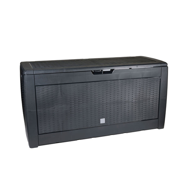 Kissenbox 119 x 48 x 60 cm schwarz