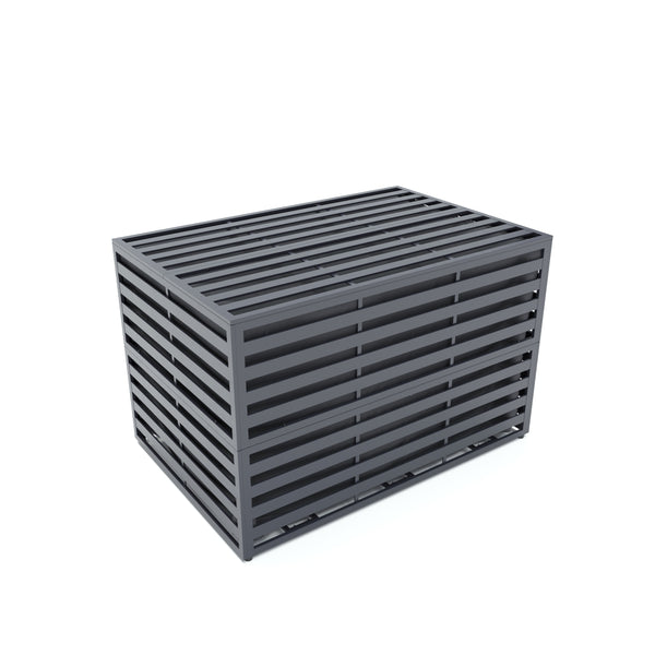 Kissenbox DALLAS Alu 150 x 100 x 100 cm anthrazit