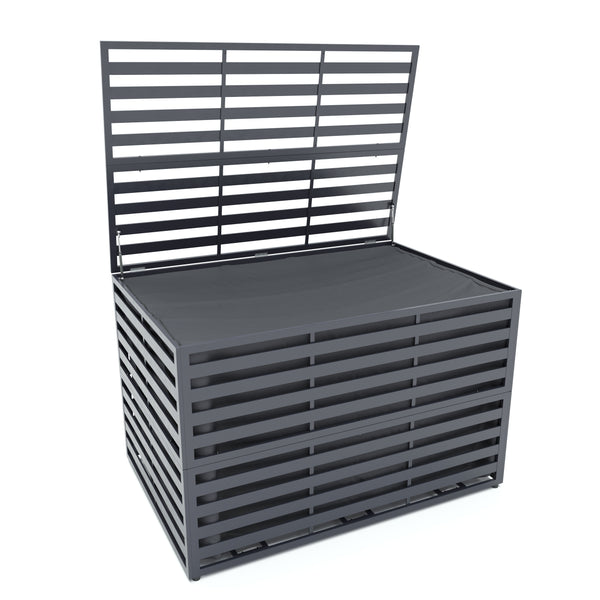 Kissenbox DALLAS Alu 150 x 100 x 100 cm anthrazit