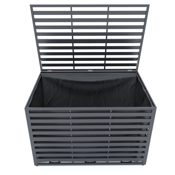 Kissenbox DALLAS Alu 150 x 100 x 100 cm anthrazit