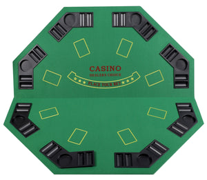 Poker-Tischauflage klappbar (8 Spieler)