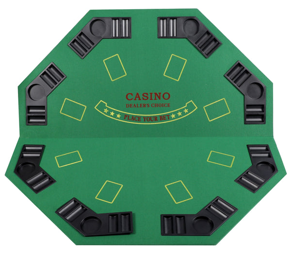 Poker-Tischauflage klappbar (8 Spieler)