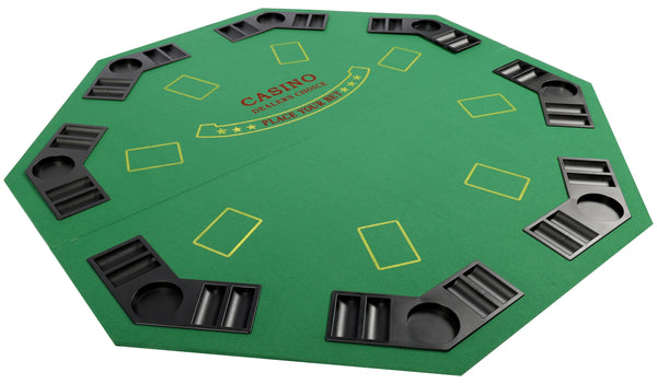 Poker-Tischauflage klappbar (8 Spieler)