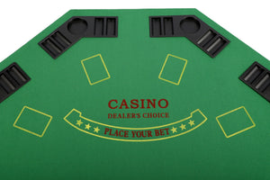 Poker-Tischauflage klappbar (8 Spieler)