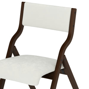 Klappstuhl BUFORD 2er Set beige/braun