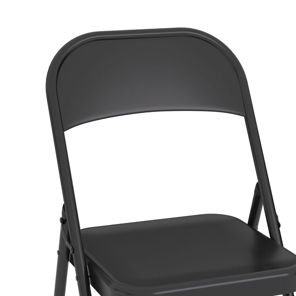 Folding chair LIST 4-piece set black