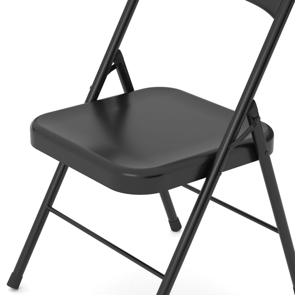 Folding chair LIST 4-piece set black