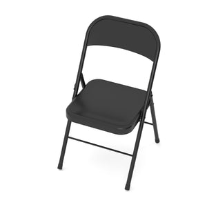Folding chair LIST 4-piece set black