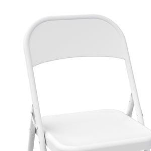Folding chair LIST 4-piece set white