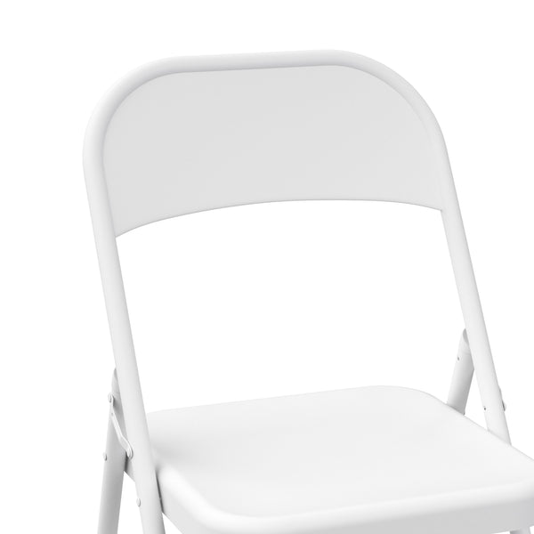 Folding chair LIST 4-piece set white