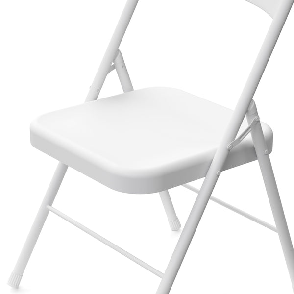 Folding chair LIST 4-piece set white
