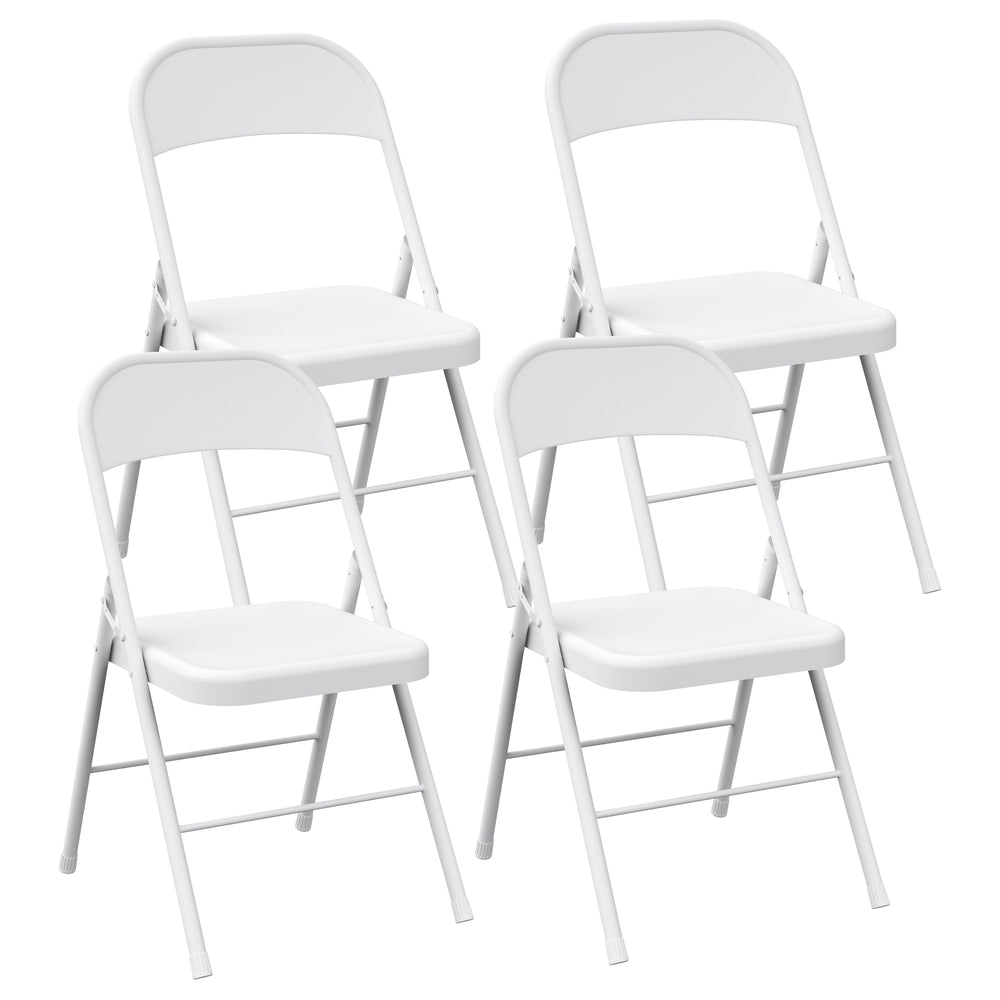 Folding chair LIST 4-piece set white