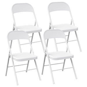 Folding chair LIST 4-piece set white