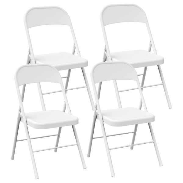 Folding chair LIST 4-piece set white