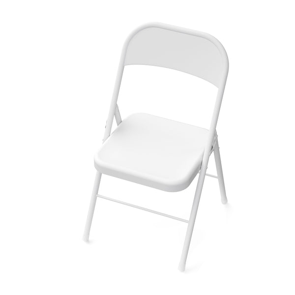 Folding chair LIST 4-piece set white
