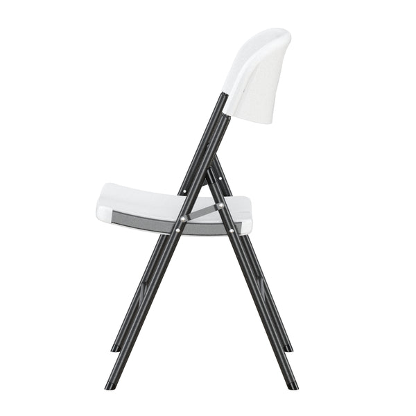 Klappstuhl ROCK 2er Set weiss/schwarz