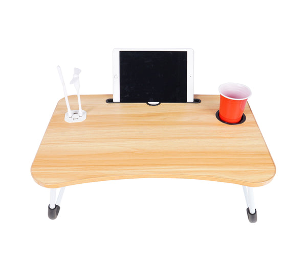 Klapptisch multifunktional mit USB nature