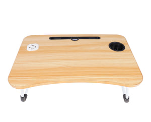 Klapptisch multifunktional mit USB nature