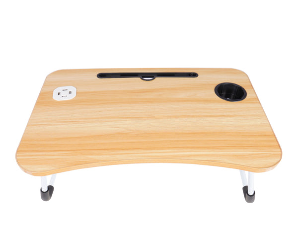 Klapptisch multifunktional mit USB nature