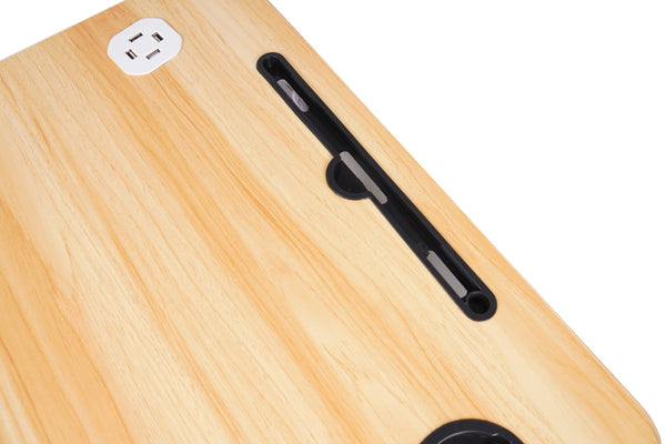 Klapptisch multifunktional mit USB nature