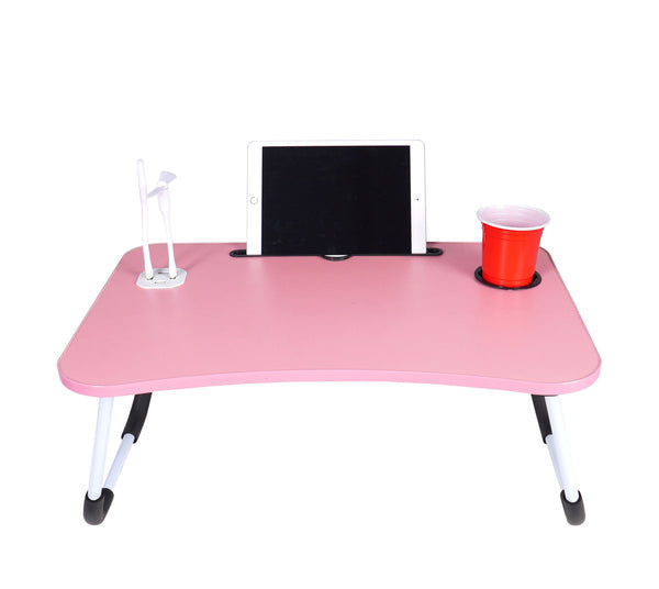 Klapptisch multifunktional mit USB rosa