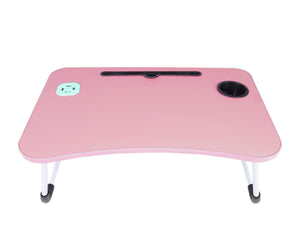 Klapptisch multifunktional mit USB rosa